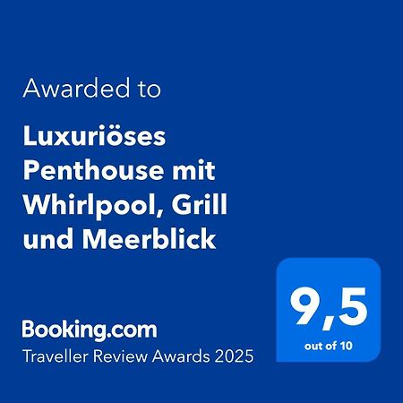 Luxurioeses Penthouse Welle Mit Whirlpool, Grill Und Meerblick วีร์ ภายนอก รูปภาพ