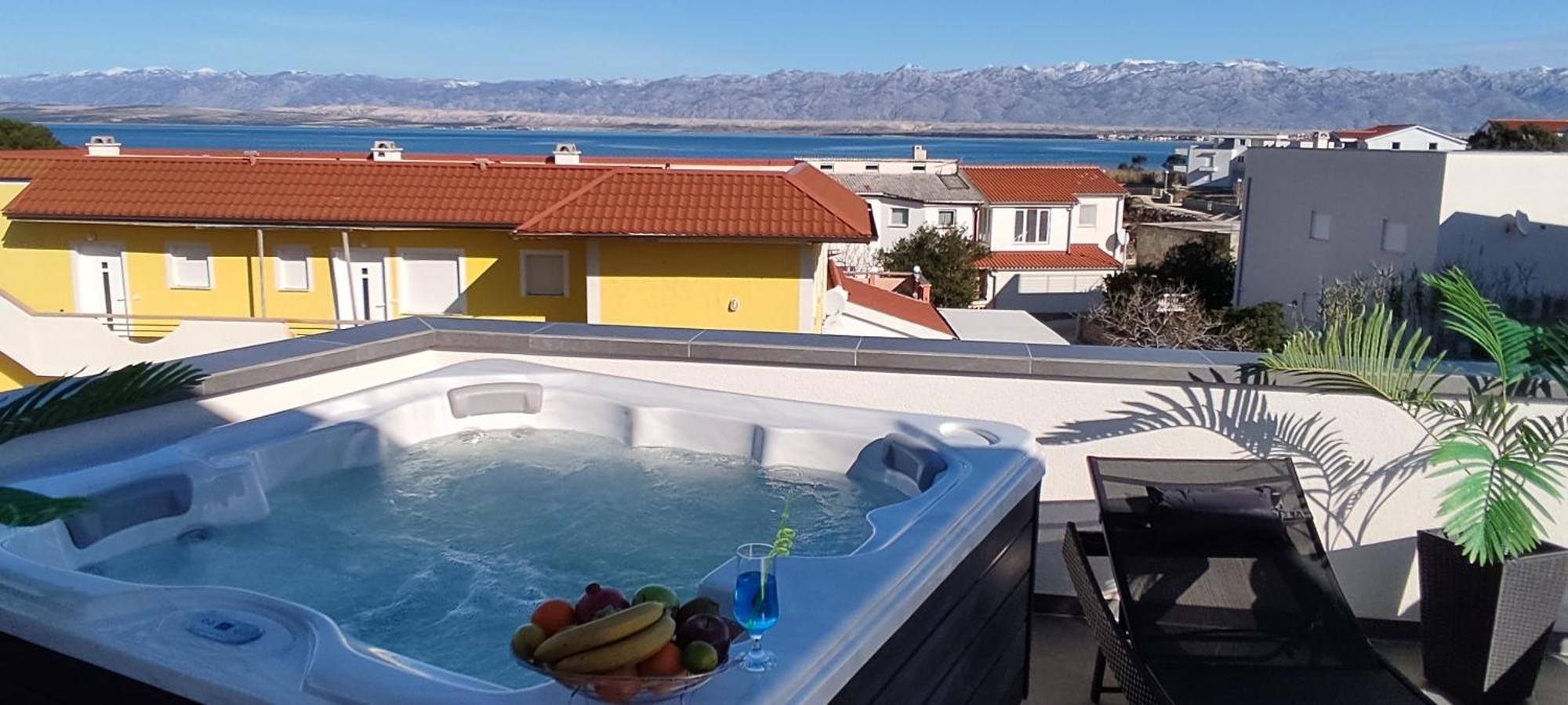 Luxurioeses Penthouse Welle Mit Whirlpool, Grill Und Meerblick วีร์ ภายนอก รูปภาพ